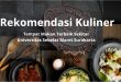 Rekomendasi Tempat Makan di Sekitar UNS Surakarta